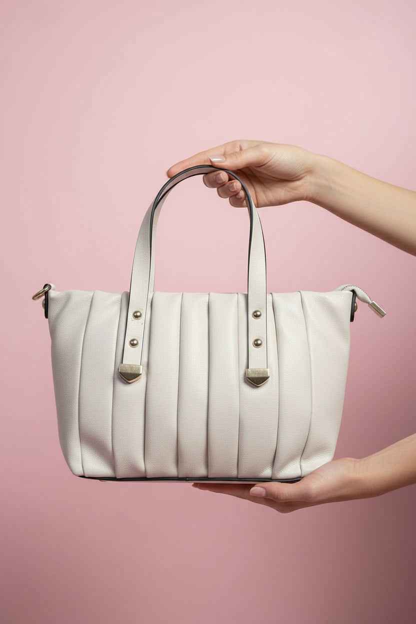 Pleated Luxe Handle Sling