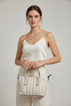 Pleated Luxe Handle Sling