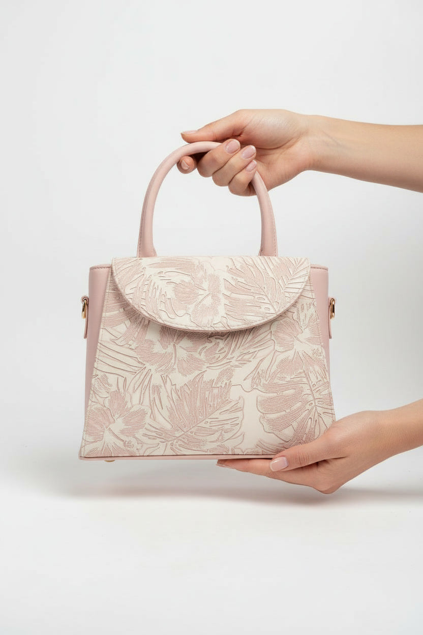 Blush Bloom Luxury Handbag