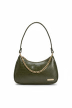 Croco Luxe U-Shaped Sling Bag