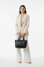 Pleated Luxe Handle Sling