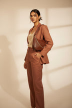 Croco Luxe U-Shaped Sling Bag